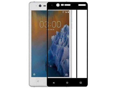 محافظ صفحه نمایش 6D فول گلس تمام چسب مناسب برای گوشی موبایل نوکیا 3